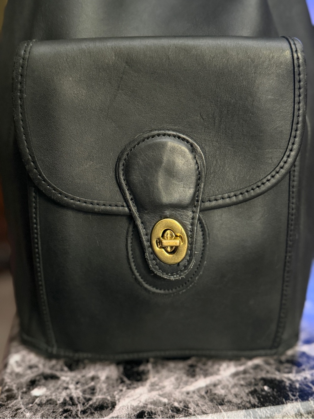 Vintage Coach Handle Backpack #9992 🔥❤️❤️ - Picture 3 of 11